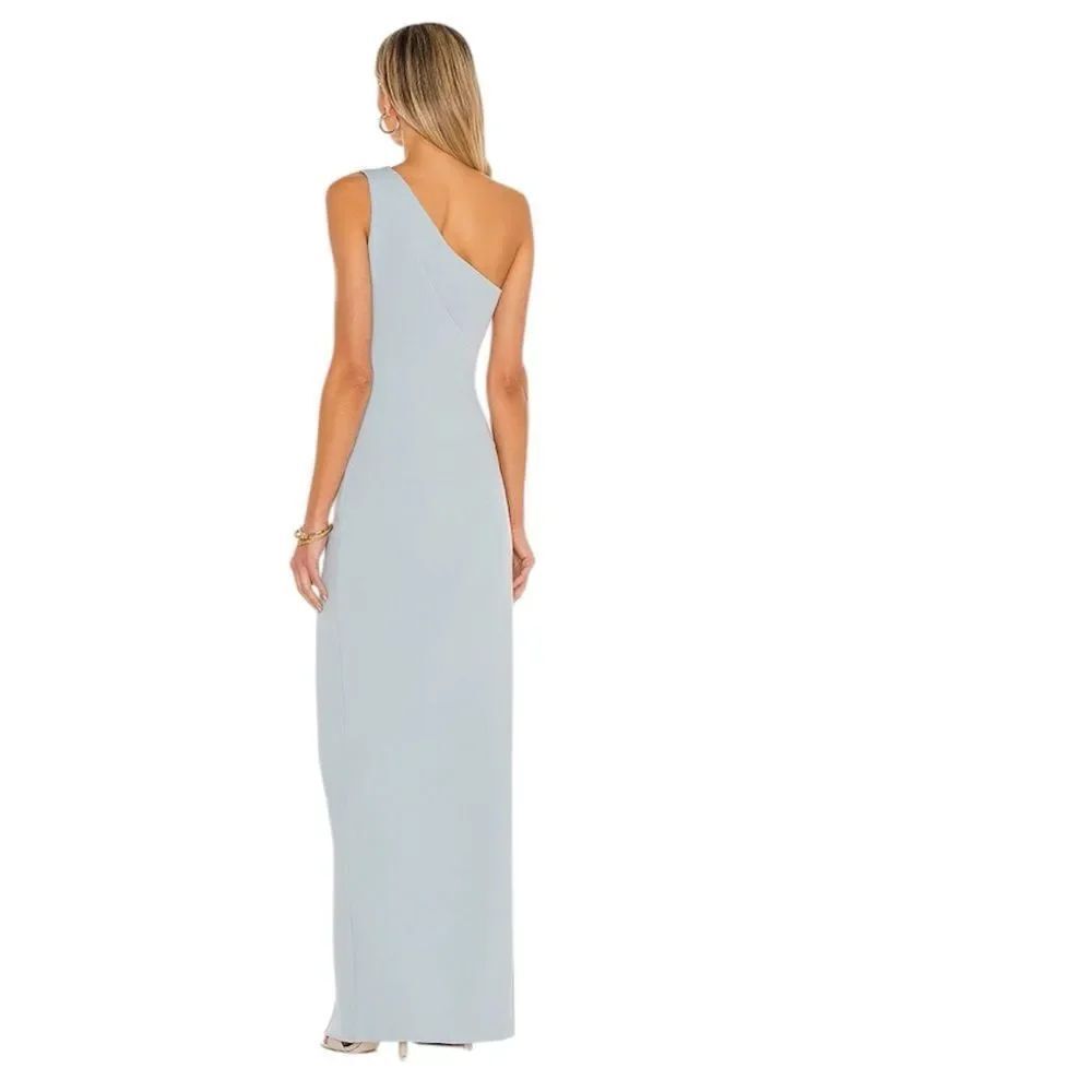 NWT Atoir Revolve TIME STANDS STILL SLEEVELESS Maxi DRESS POWDER BLUE Size 4 - Picture 6 of 13